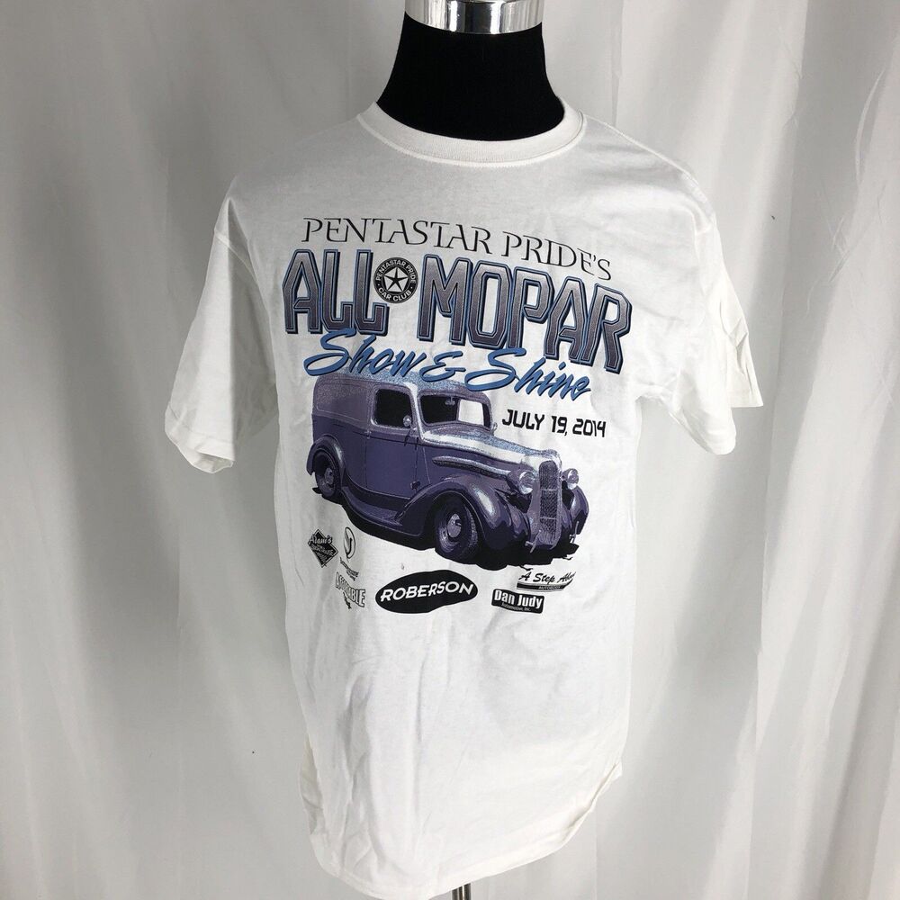 Pentastar Pride’s All Mopar Show And Shine 2014 Car Club T shirt Large